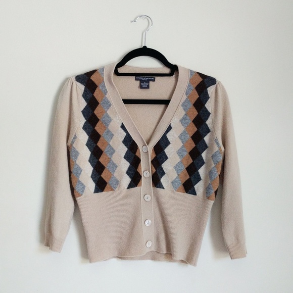 Chelsea & Theodore Sweaters - Chelsea & Theodore Cropped Cashmere Sweater